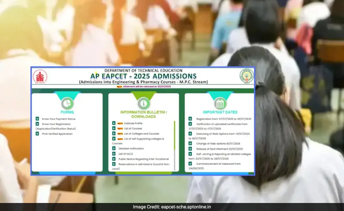 AP EAMCET 2025, seat allotment, Andhra Pradesh