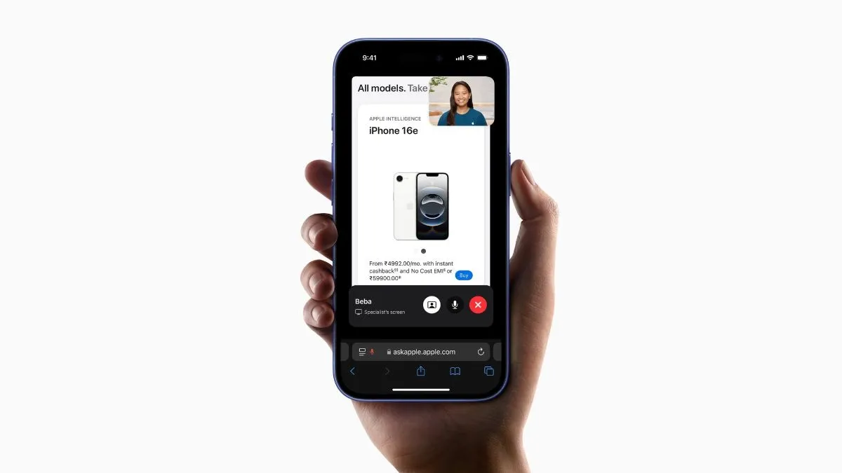 Apple Specialist, video call, Apple devices