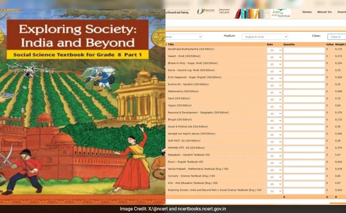 NCERT new books, Class 5 textbooks, Class 8 textbooks
